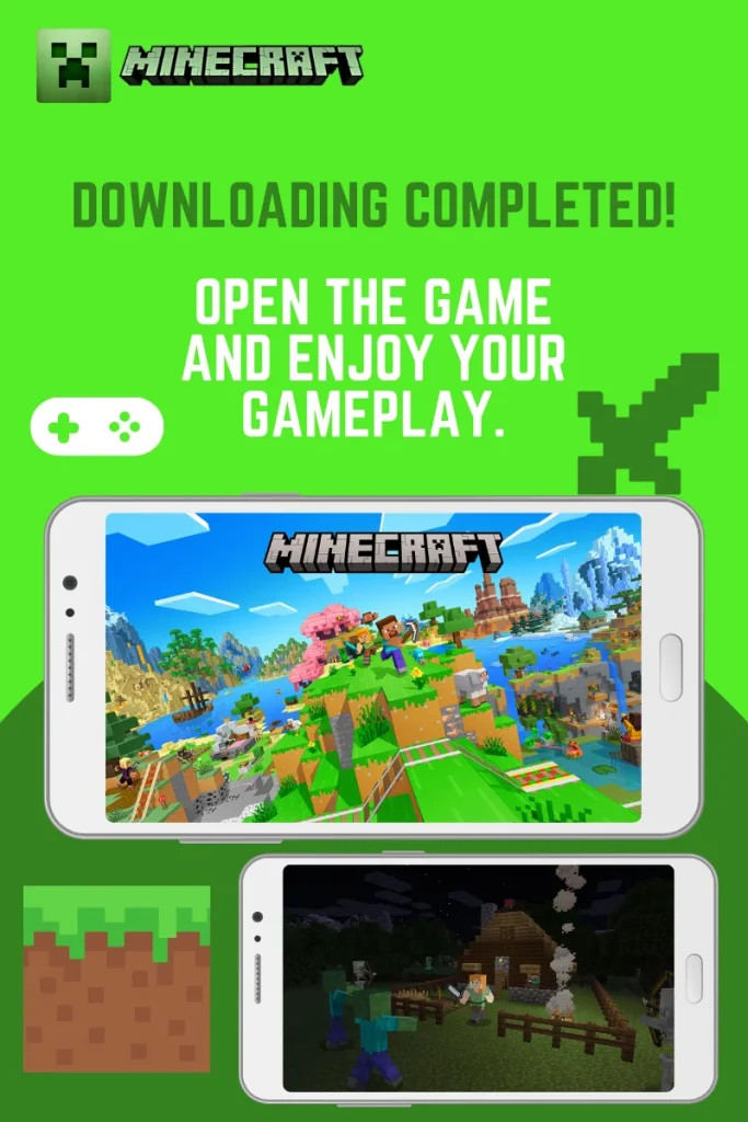 Minecraft APK Game Download Process Completed